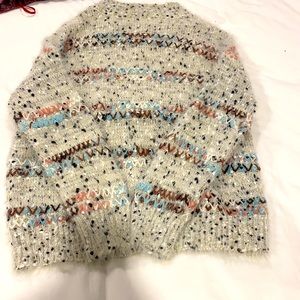 Multicolored sweater purchased at Anthropologie!